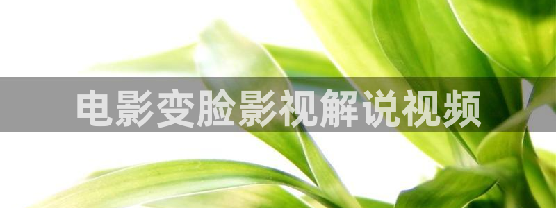 樱花影院高清电影好看的电视：电影变脸影视解说视频
